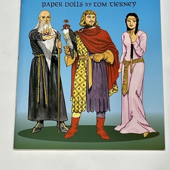 Vintage 2002 Camelot Paper Doll Book Uncut Tom Tierney 10 Dolls 22 Costumes - Picture 3 of 12